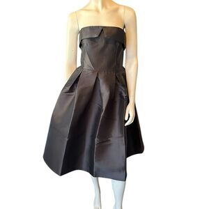 Shein Belle Strapless Dress Black M NWT